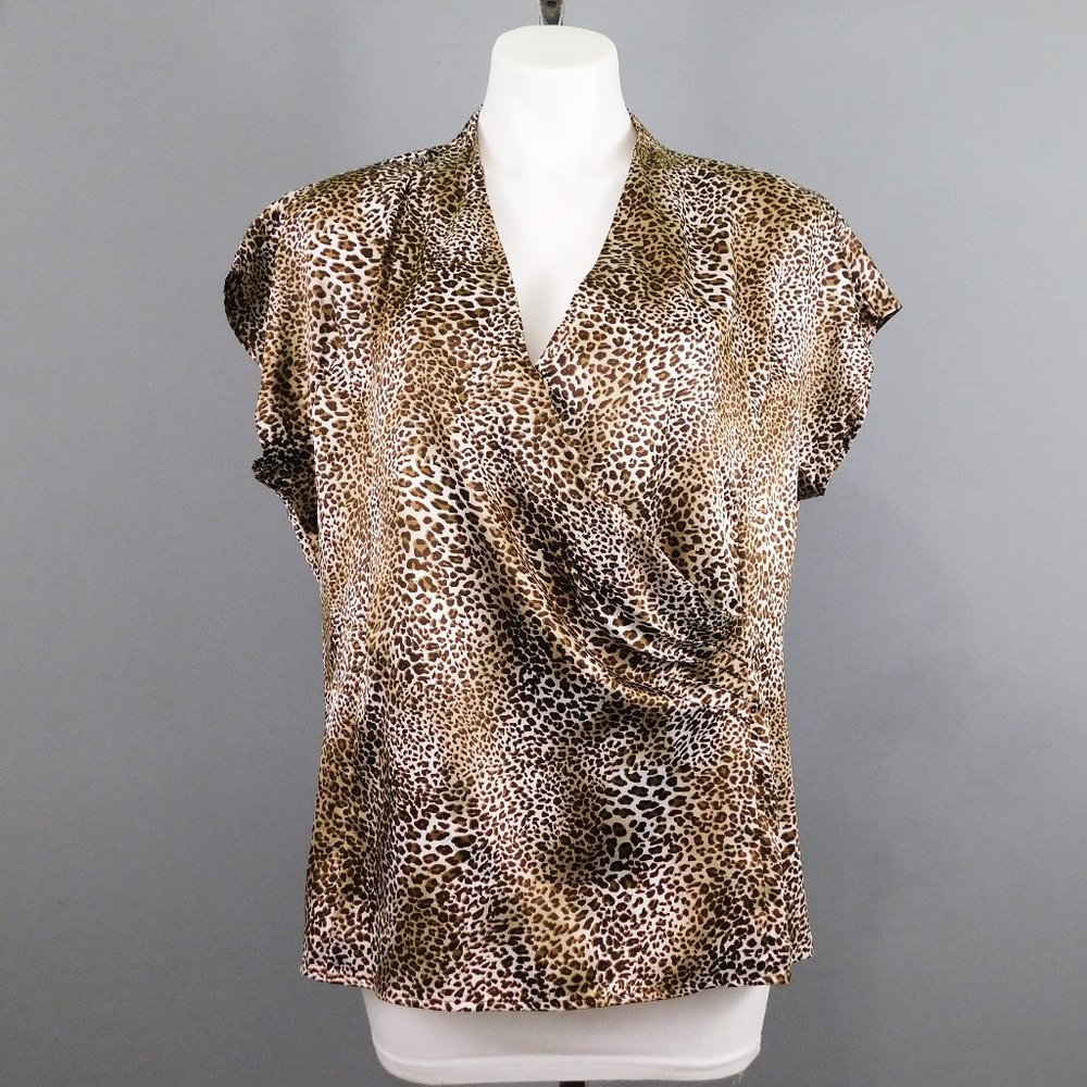 Cato Women Animal Print Shirt
